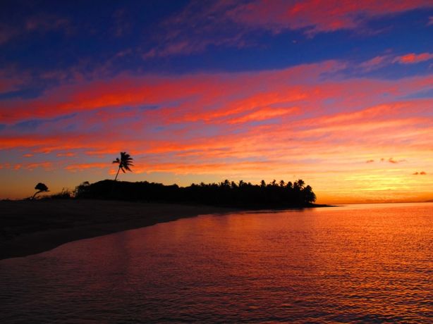 Tongan sunset - by Uwe