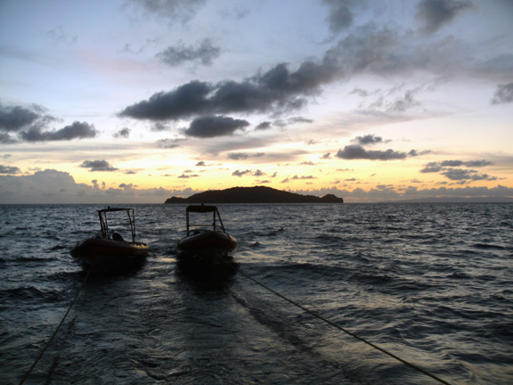 Sunset in Fiji: taken by Phil