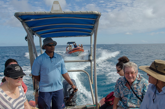 Heading for the village - taken by Bob