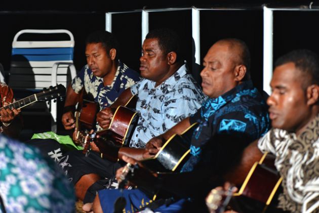the glorious voices and shirts of our NAI'A crew - by Bruce