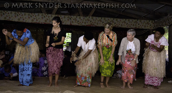 Joining in with the local dancing; Taken by Mark S