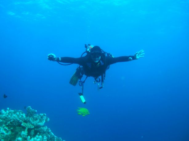 Flying in the current: taken by Tony