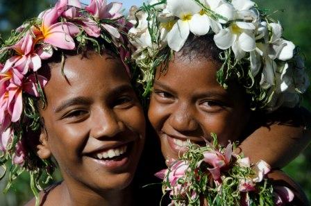 Tropical flowers and tropical beauties, taken by Sarah