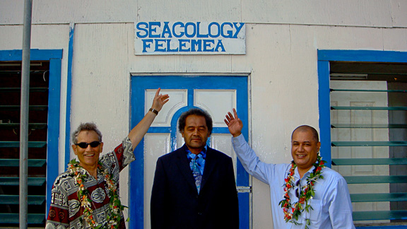 The opening of the community hall - taken by Doug