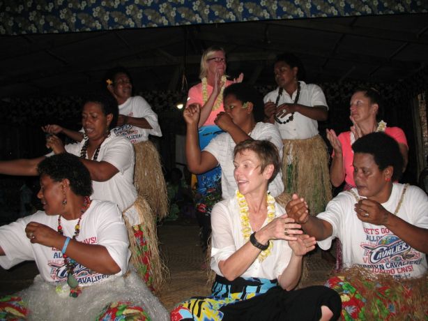 Helen & Kate, dancing to their own tune! - by Gary