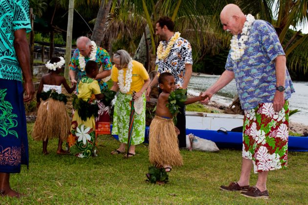 Greeting the Chief - by Neil