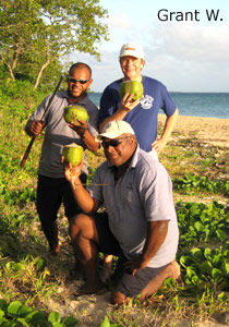 Beachcombers Scavenging Dinner