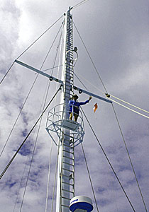 Rob conquers crows nest